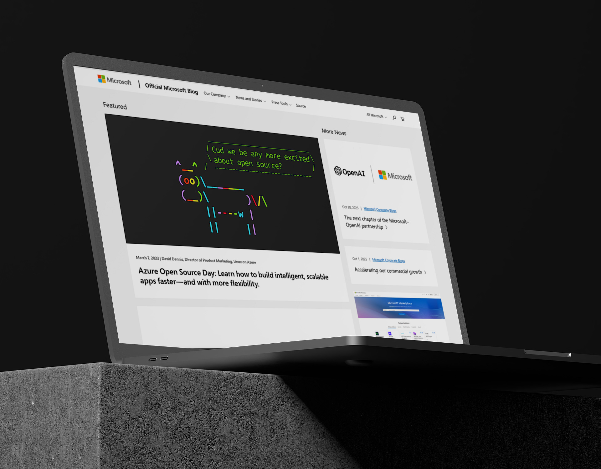 Azure Open Source Day blog image