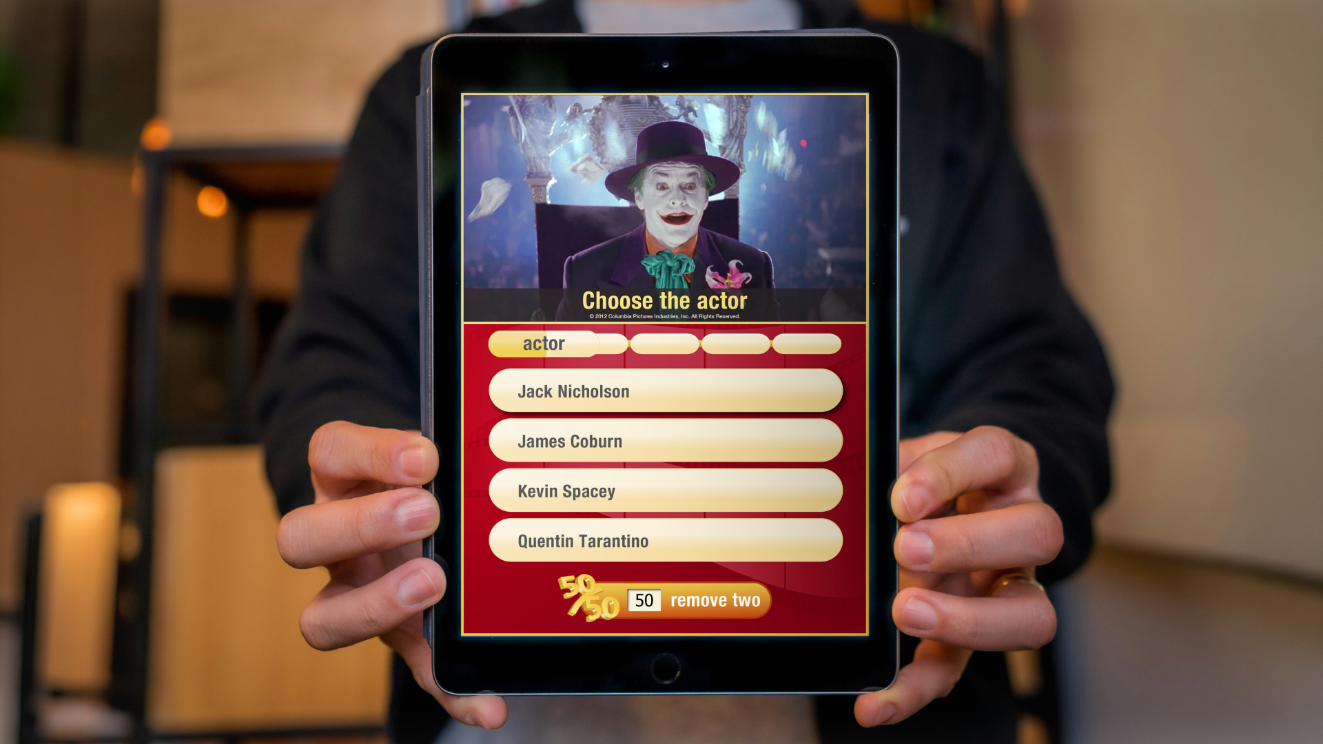 Movie Pong mobile game app