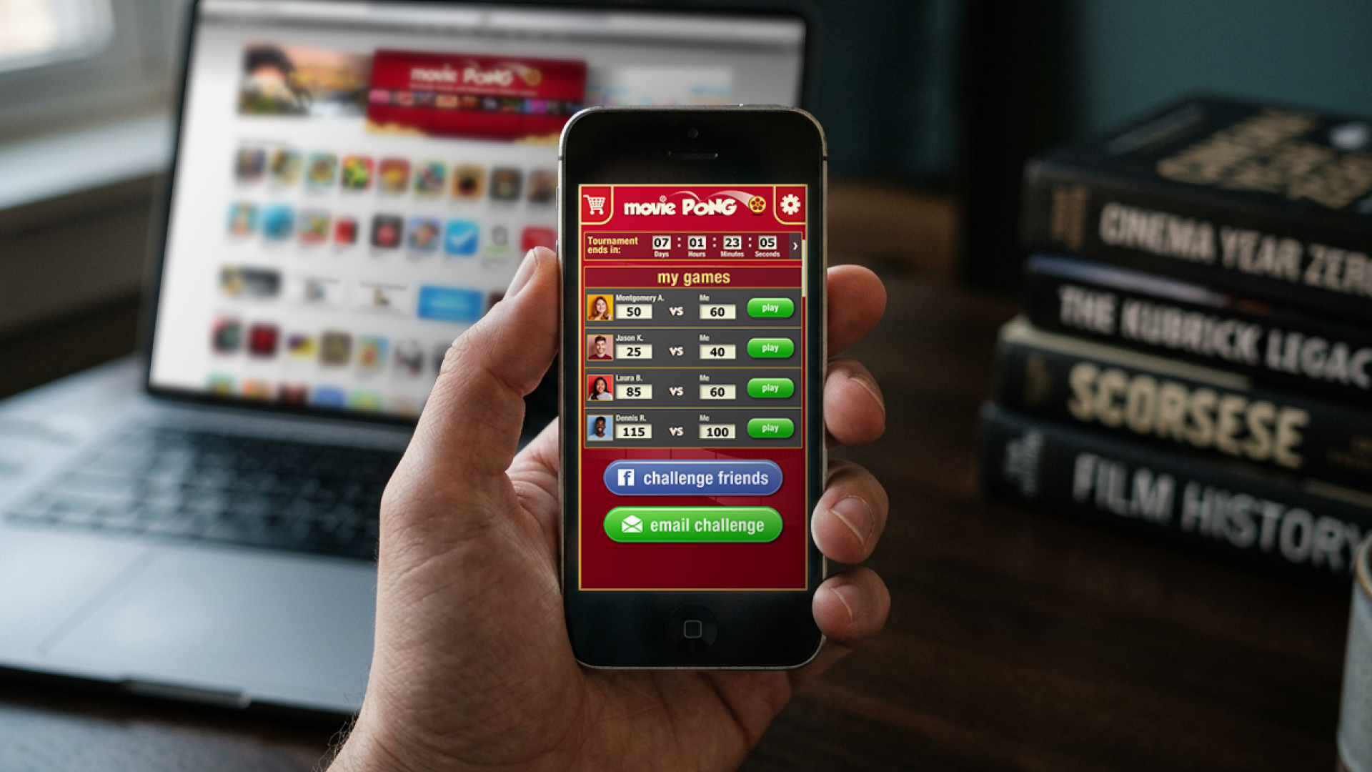 Move Pong movile game app hero image